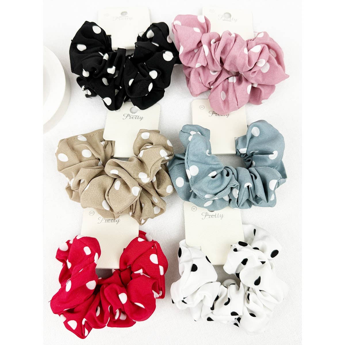 Polkadot Scrunchies 2-pack