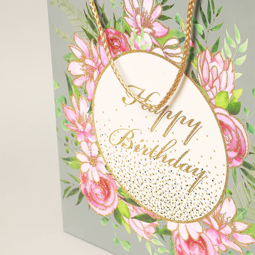Large Assorted Elegant Birthday Paper Gift Bags