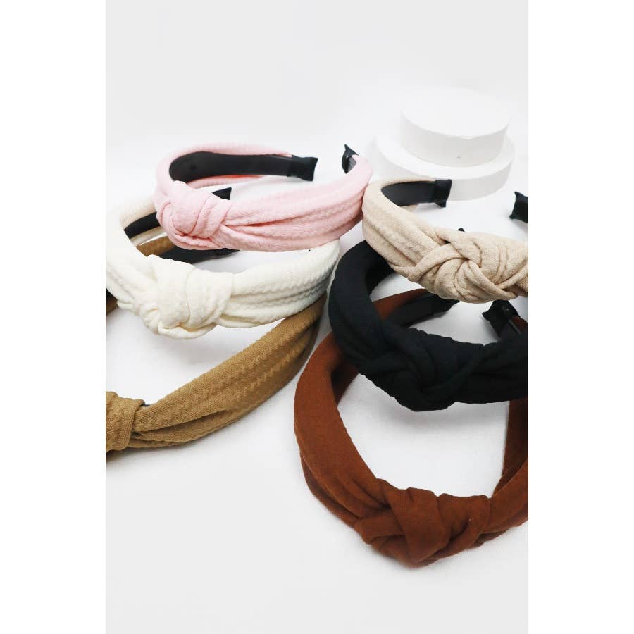 Neutral Tones Knotted Headband