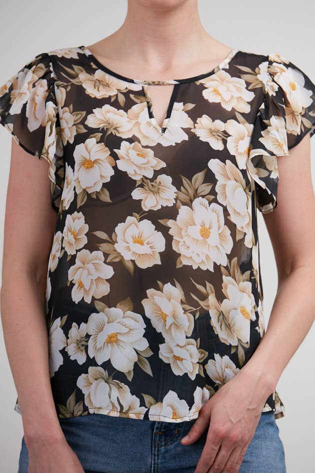 Floral Print Blouse