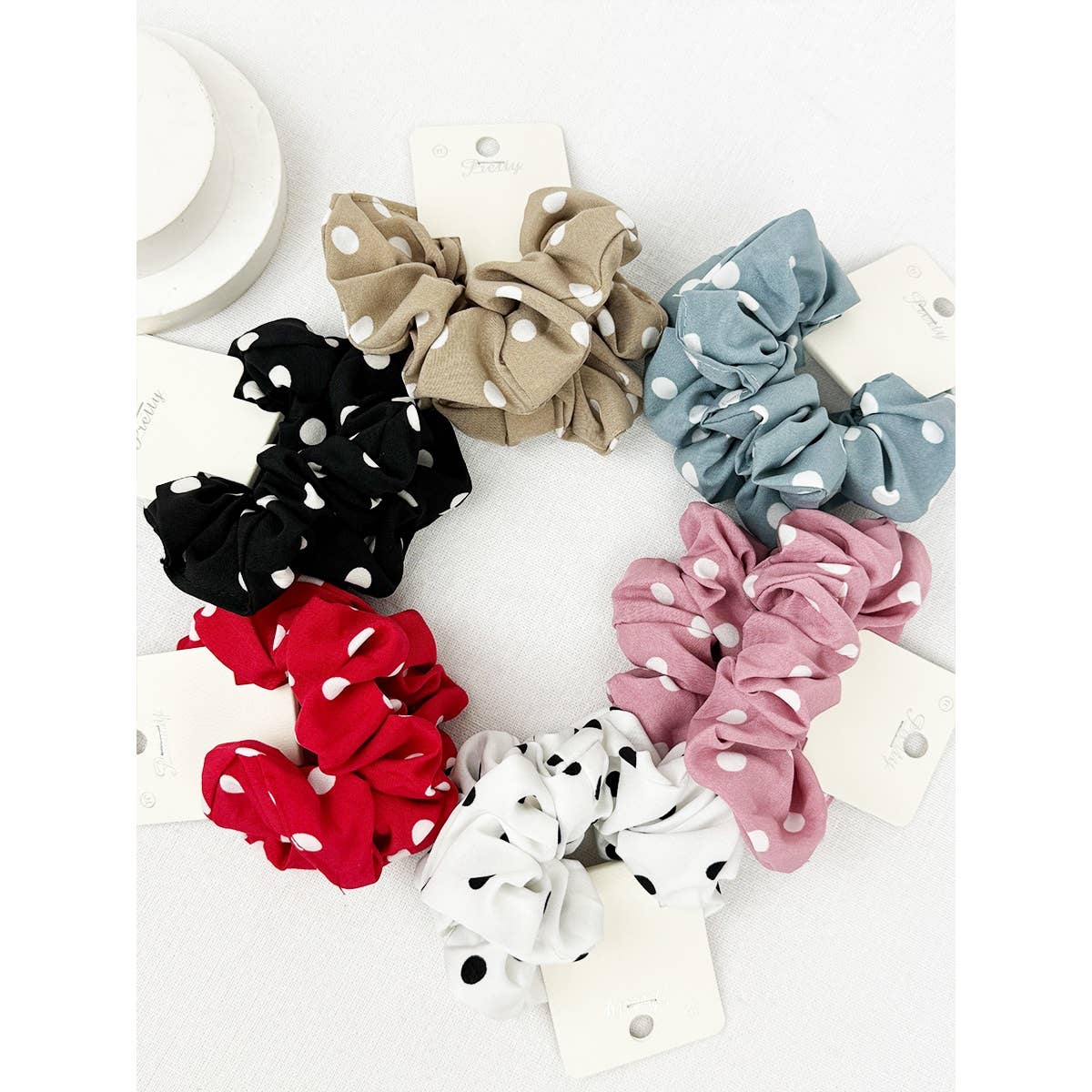Polkadot Scrunchies 2-pack