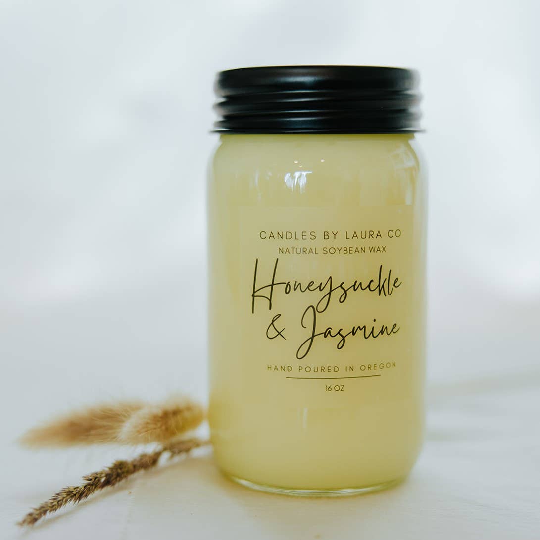 Honeysuckle and Jasmine Soy Candle