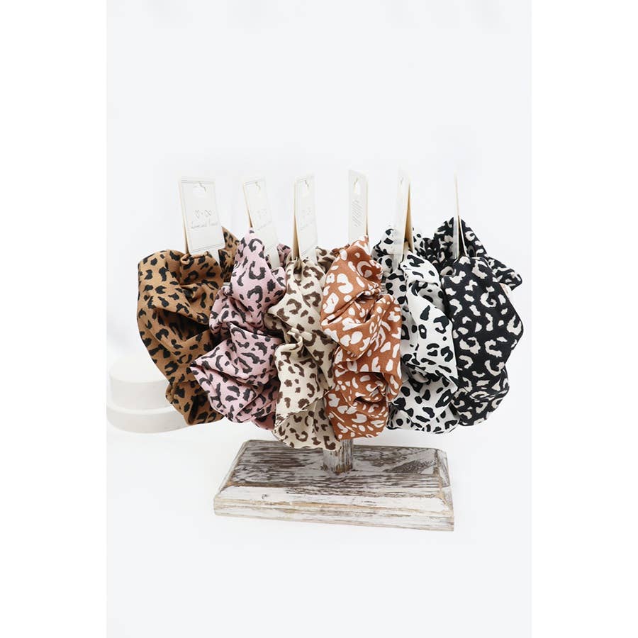 Leopard Scrunchie