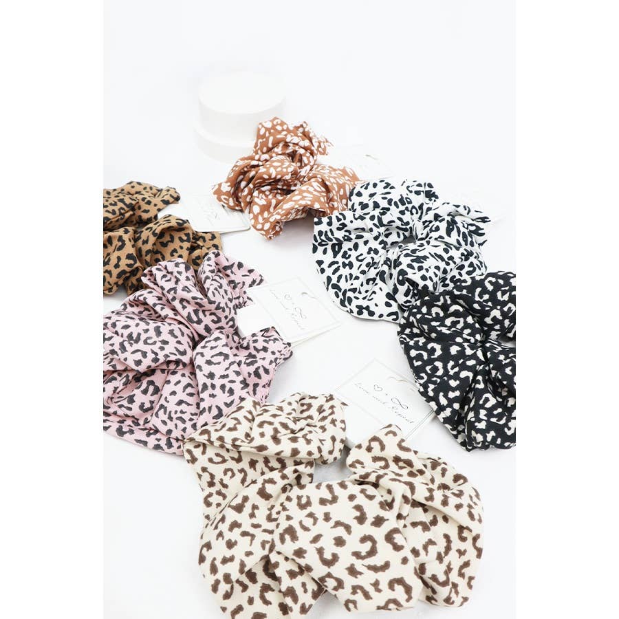 Leopard Scrunchie