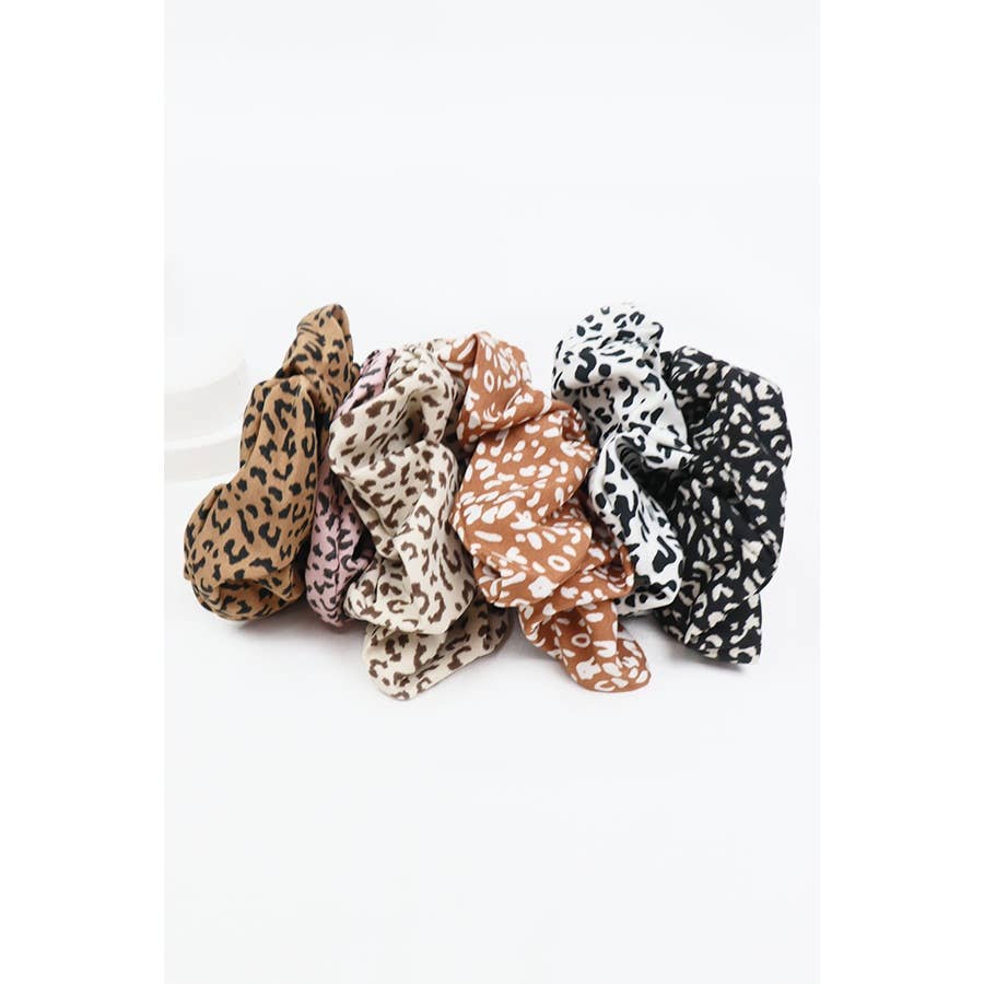 Leopard Scrunchie