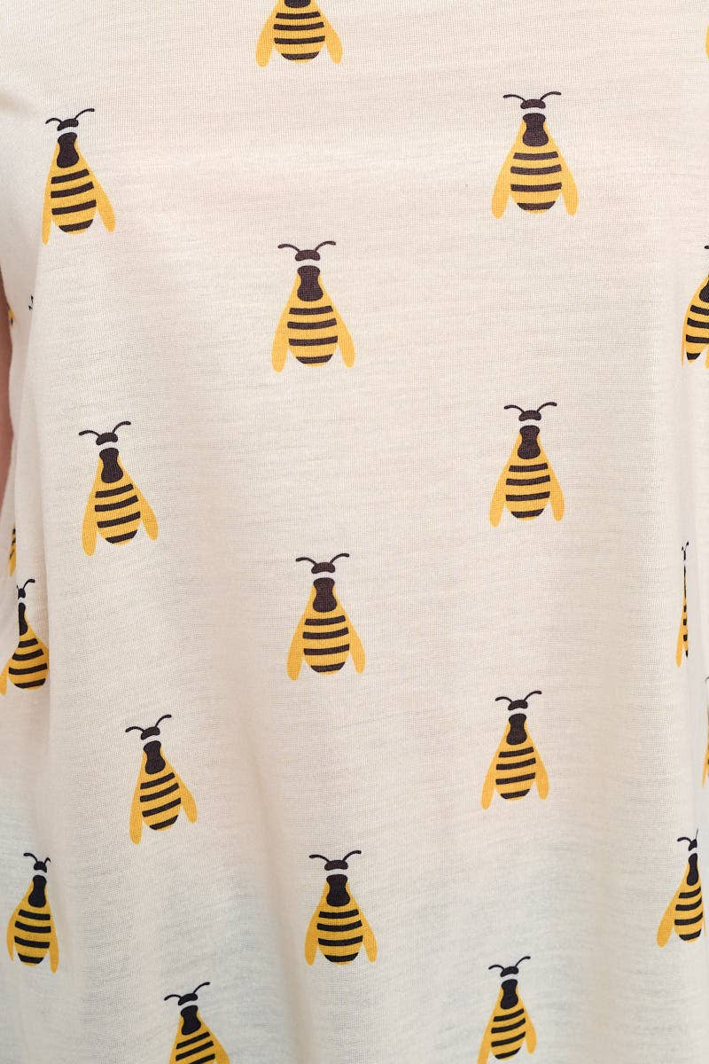 Bee Print Tank Top