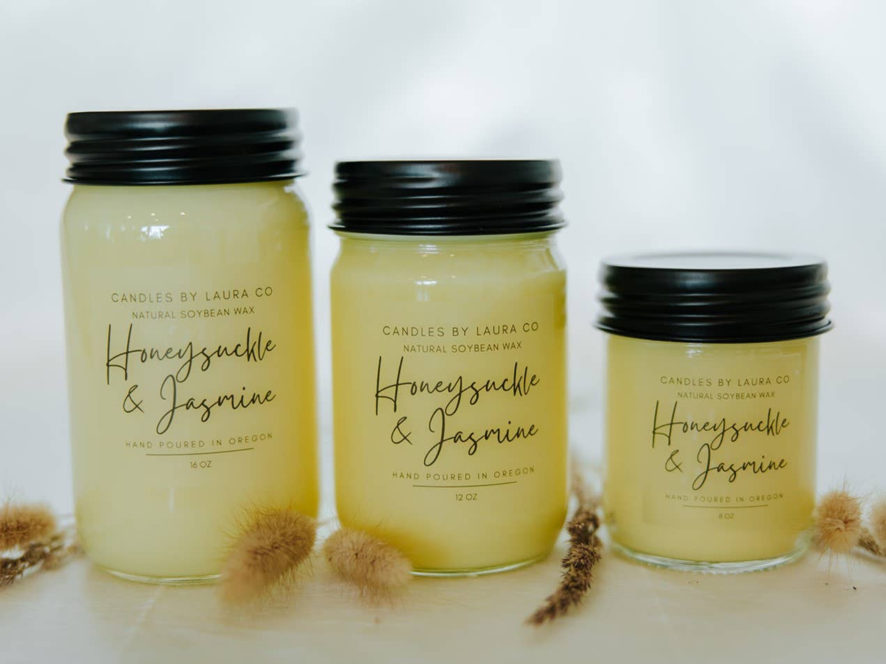 Honeysuckle and Jasmine Soy Candle