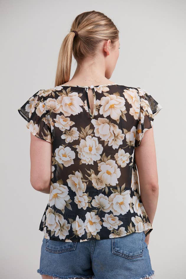 Floral Print Blouse
