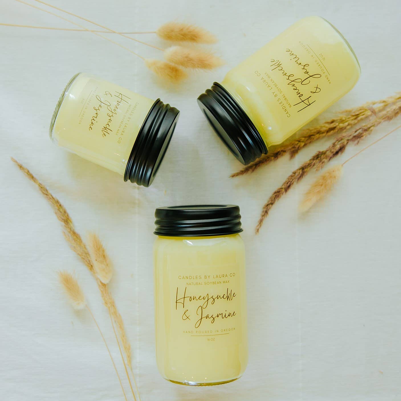Honeysuckle and Jasmine Soy Candle