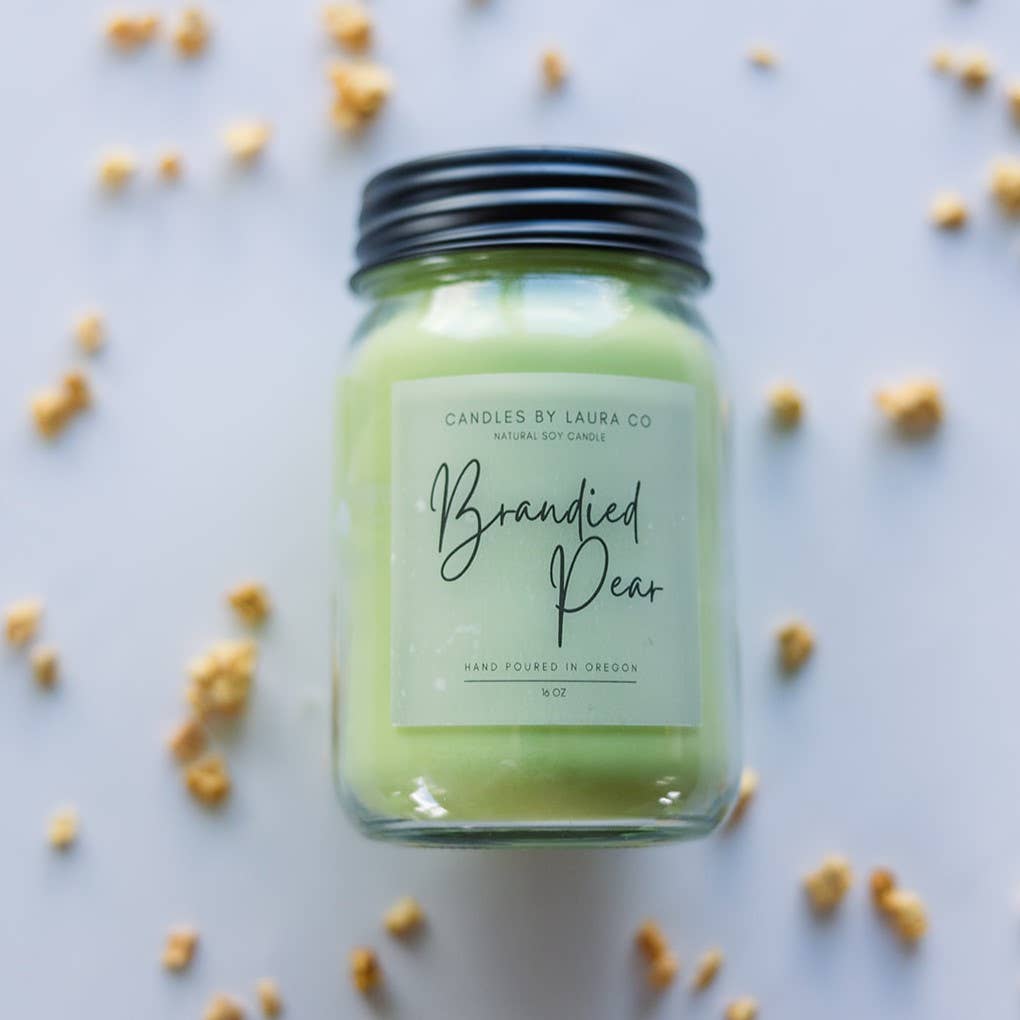 Brandied Pear Soy Jar Candle