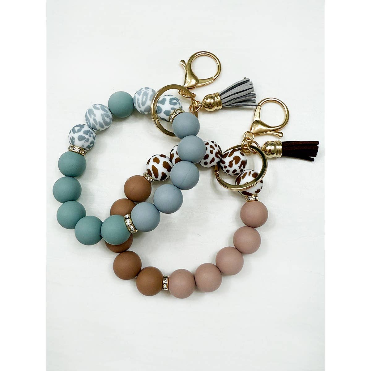 Leopard Keychain Wristlet