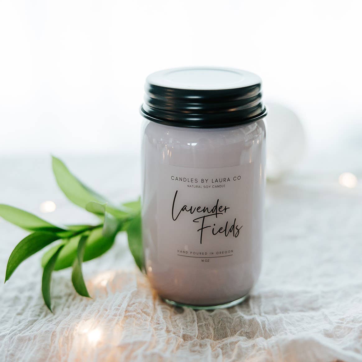 Lavender Fields Soy Jar Candles