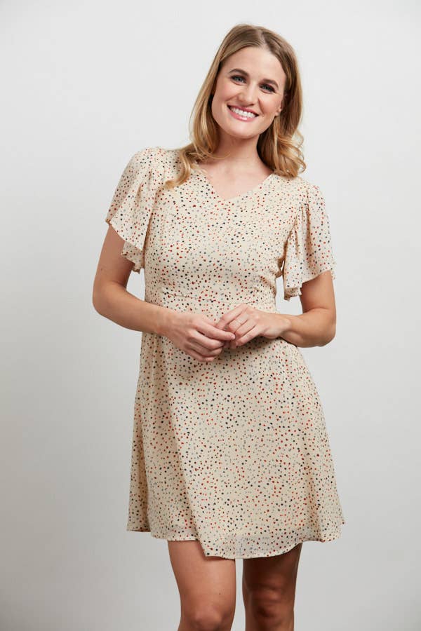 "Dotty" A Line Dress