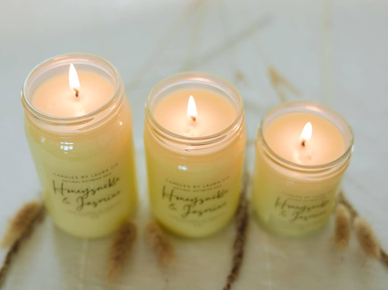 Honeysuckle and Jasmine Soy Candle