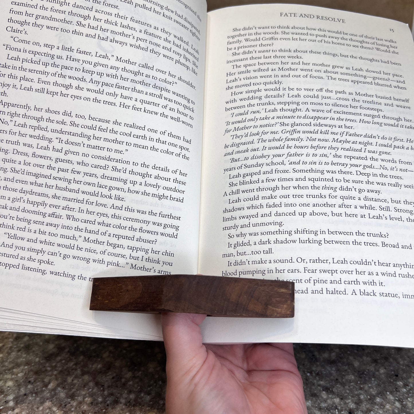 Wooden Page Holders