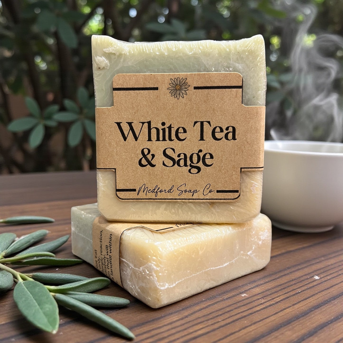 White Tea & Sage | Handmade Bar Soap
