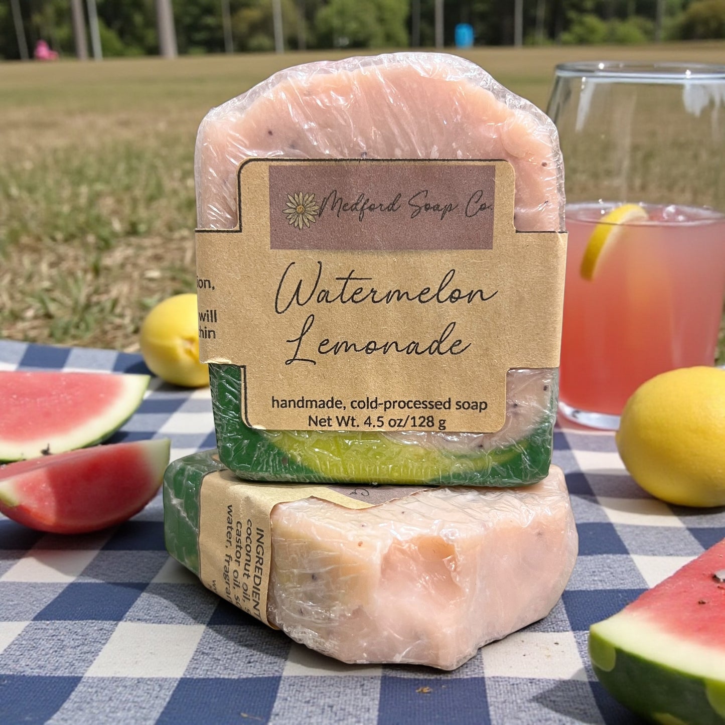 Watermelon Lemonade | Handmade Bar Soap
