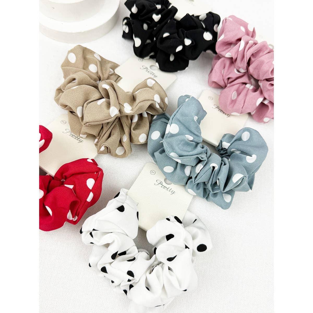 Polkadot Scrunchies 2-pack