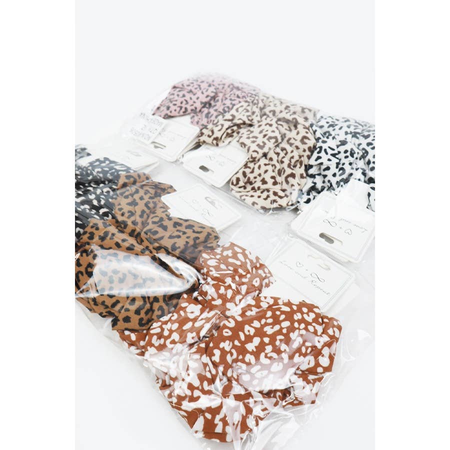 Leopard Scrunchie
