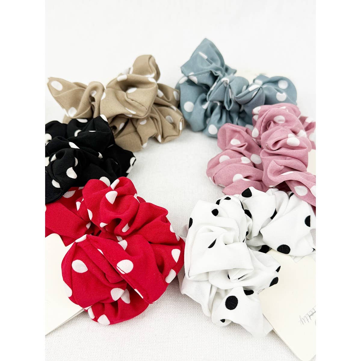 Polkadot Scrunchies 2-pack