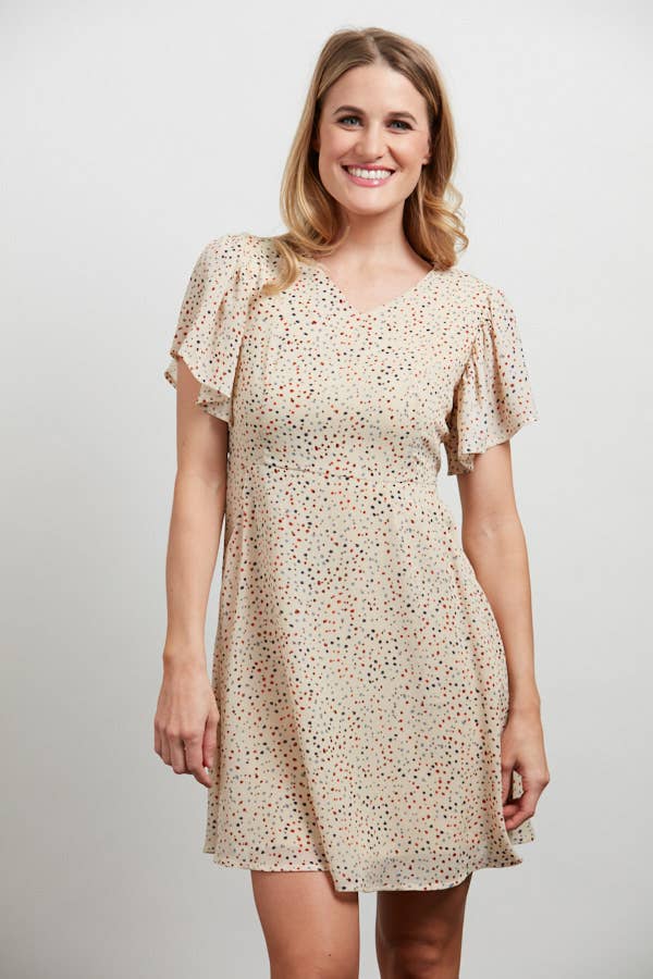 "Dotty" A Line Dress