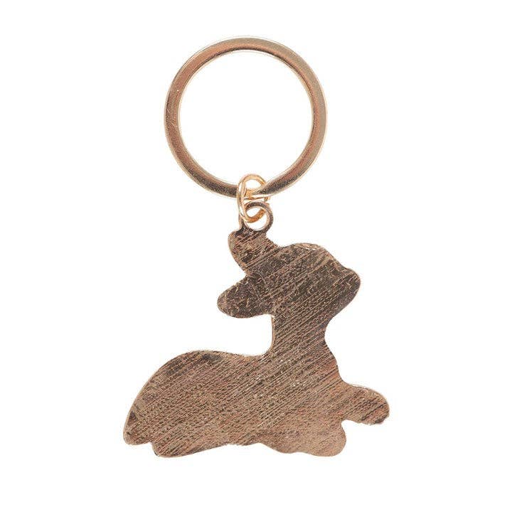 Back side of keychain.