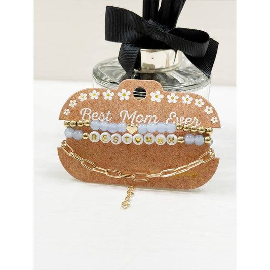 Best Mom Bracelet Set