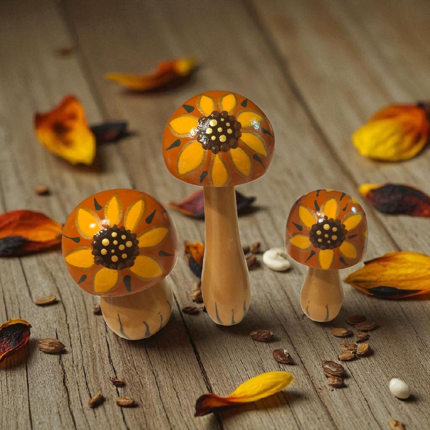 Handpainted Mushrooms - Garden and Shelf Decor *New Designs Added 8/12!*