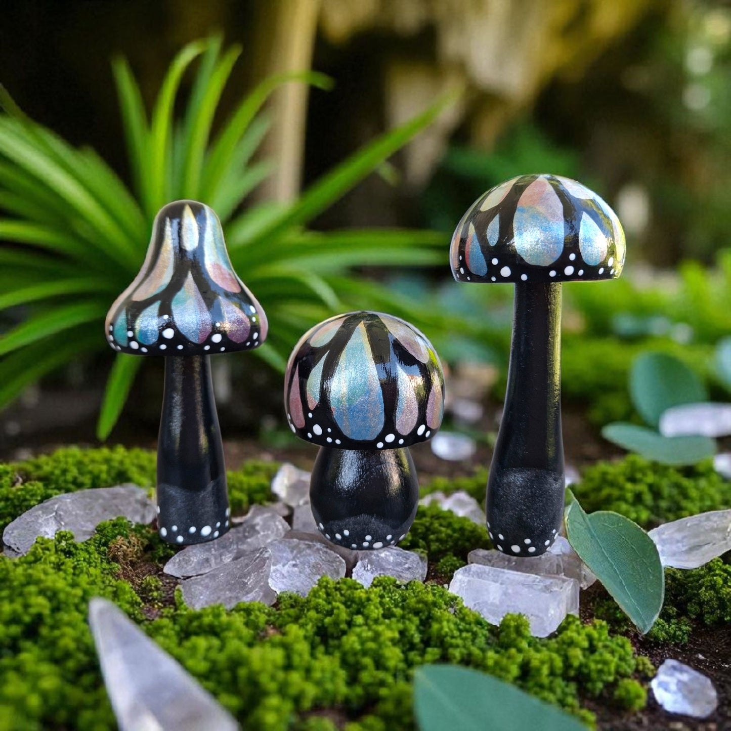 Handpainted Mushrooms - Garden and Shelf Decor *New Designs Added 8/12!*