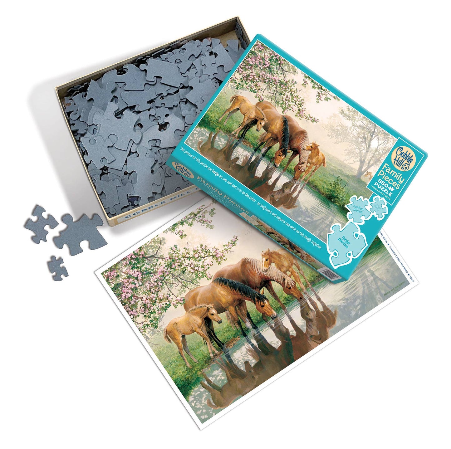 Horse Family (Family) 350pc puzzle