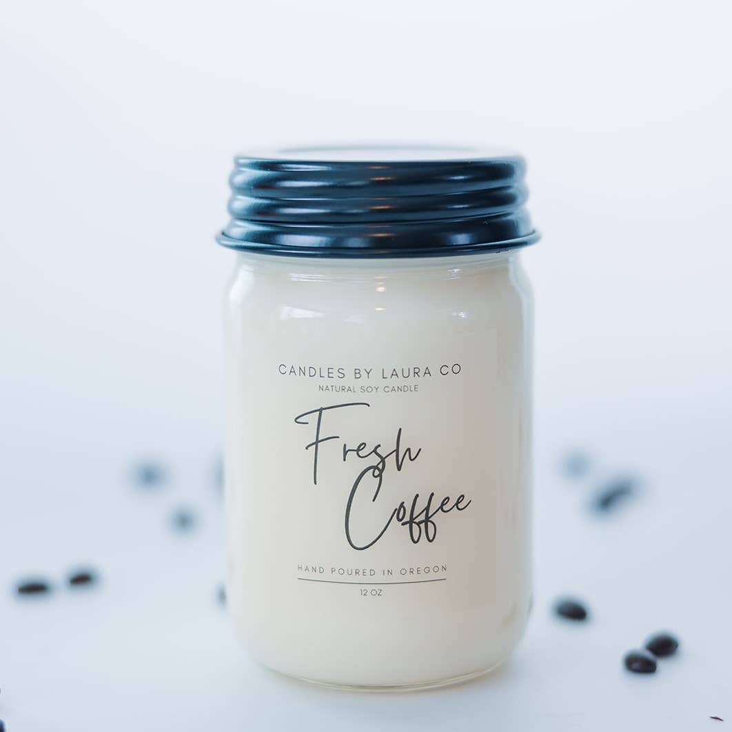 Fresh Coffee Soy Jar Candle