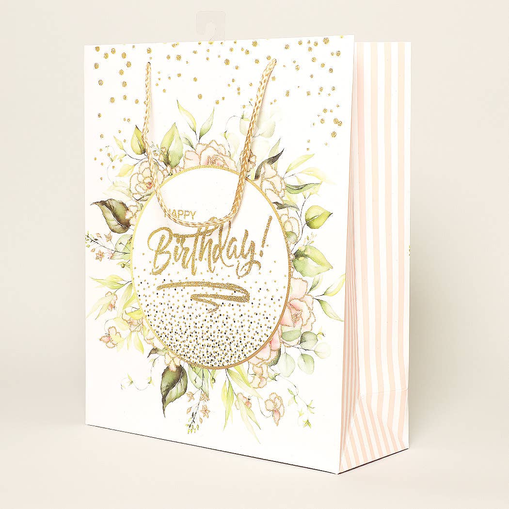 Large Assorted Elegant Birthday Paper Gift Bags