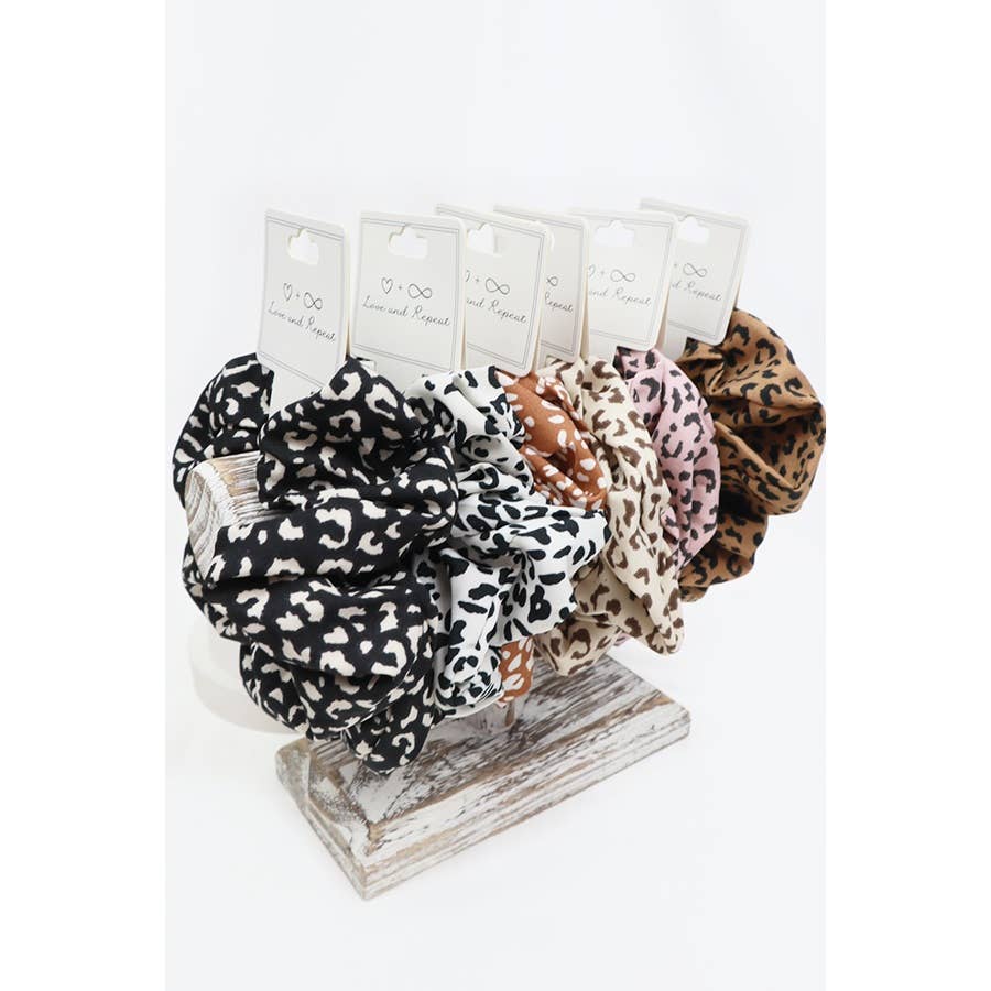 Leopard Scrunchie