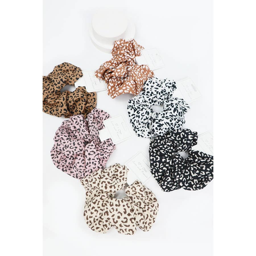 Leopard Scrunchie