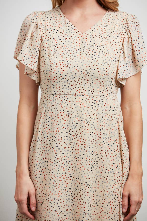 "Dotty" A Line Dress