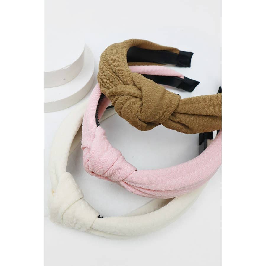 Neutral Tones Knotted Headband
