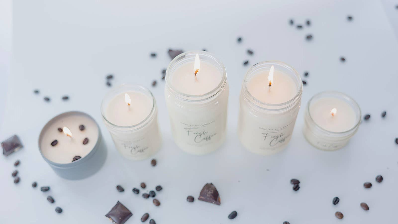 Fresh Coffee scented soy candle