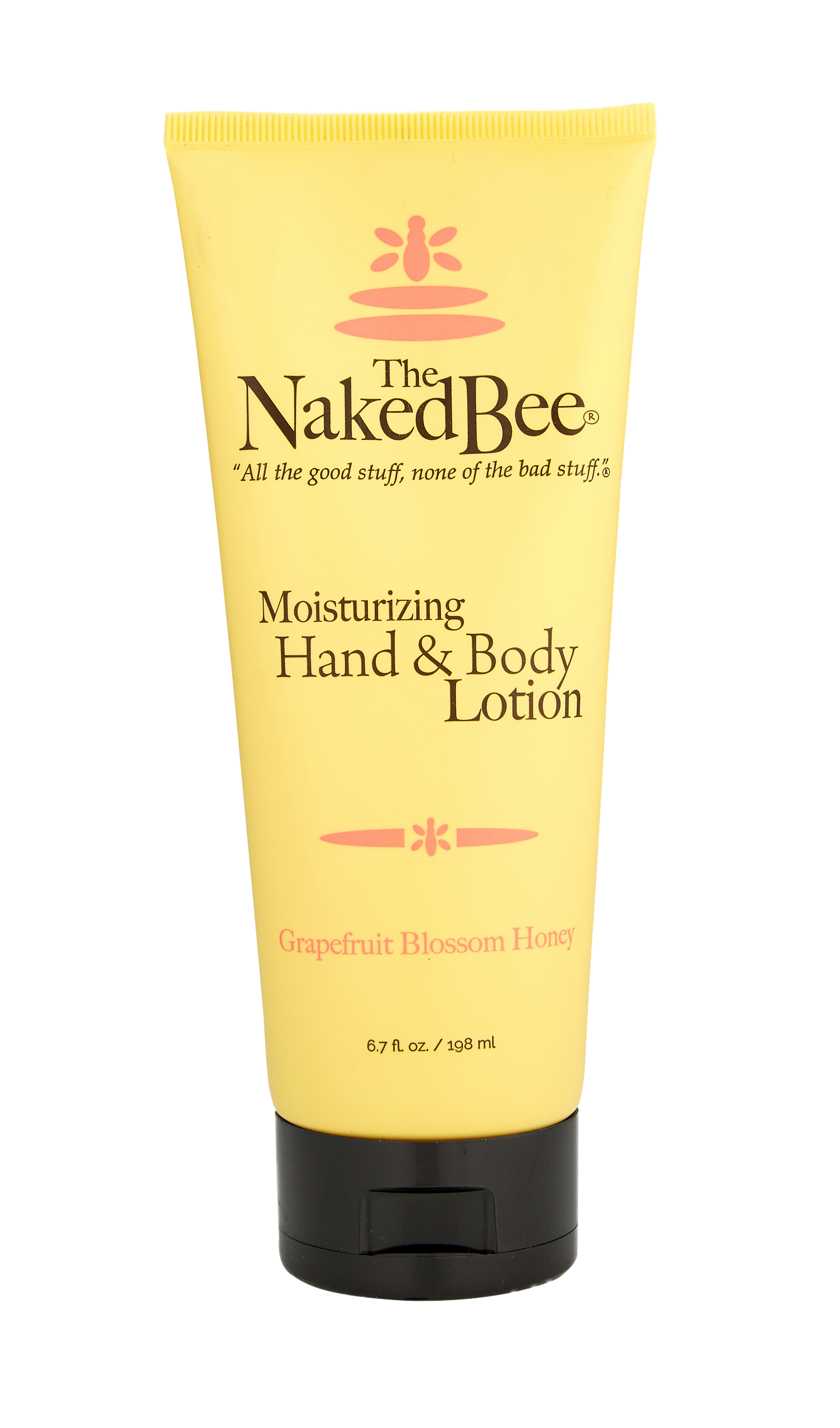 Grapefruit blossom honey scented hand and body lotion by The Naked Bee.