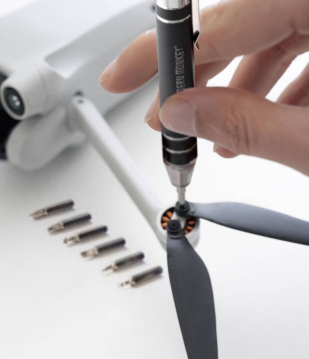 Screwdriver in use