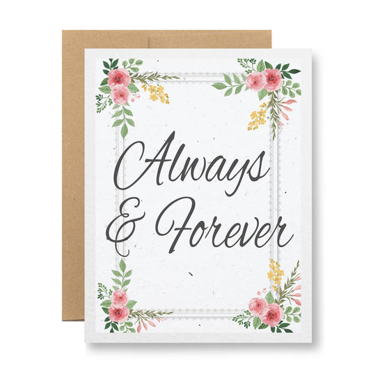 Plantable Greeting Card - Always & Forever