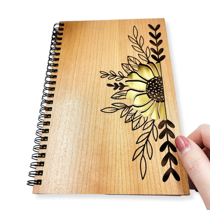 Sunflower Wood Journal