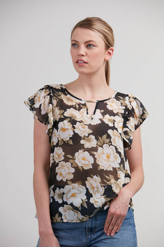 Floral Print Blouse