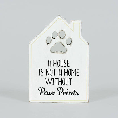 Reversible Wood Block Home Pet Decor