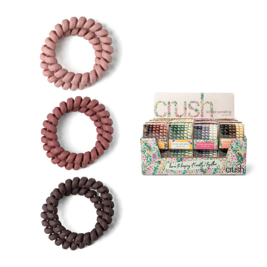 "Kinda Spiraling" Coil Hair Ties by Crush