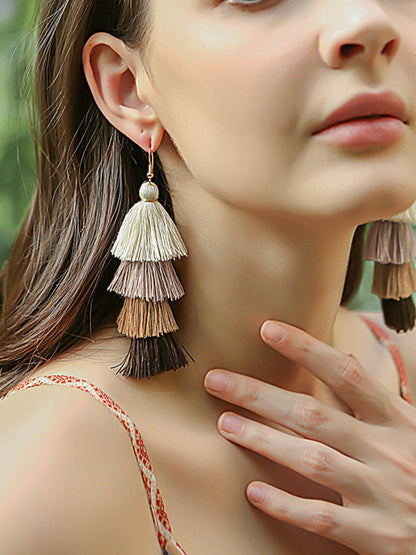 Bohemian Long Tassel Earrings