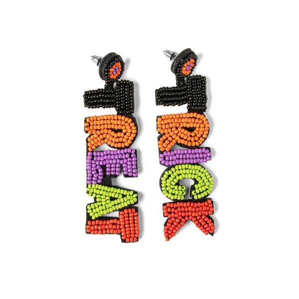 Halloween Beaded Earrings