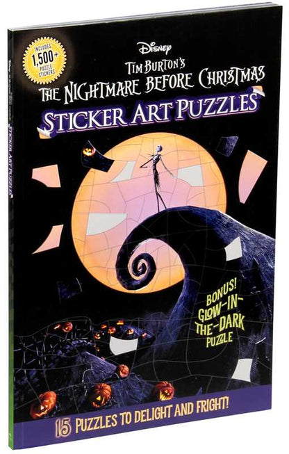 Disney Tim Burton's The Nightmare Before Christmas Sticker Art Puzzles by Arie Kaplan