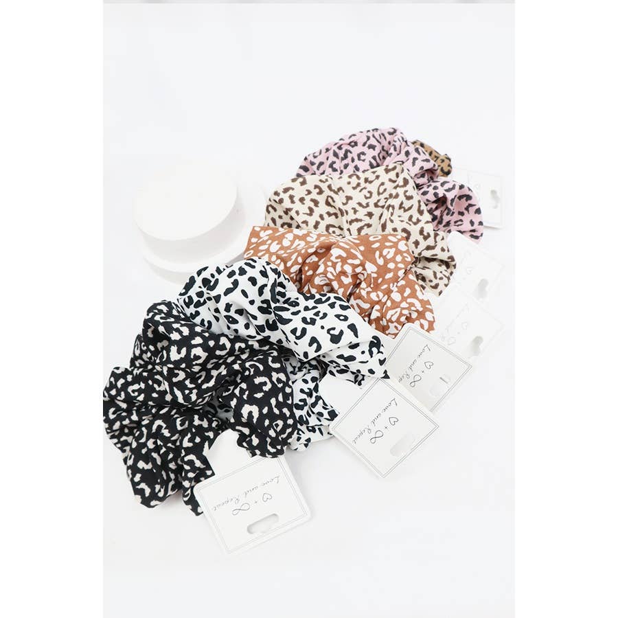 Leopard Scrunchie