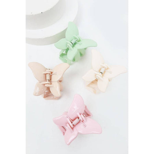 Mini Butterfly Claw Clip Pair