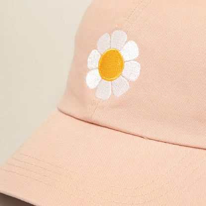 Flower Embroidered Baseball Hat